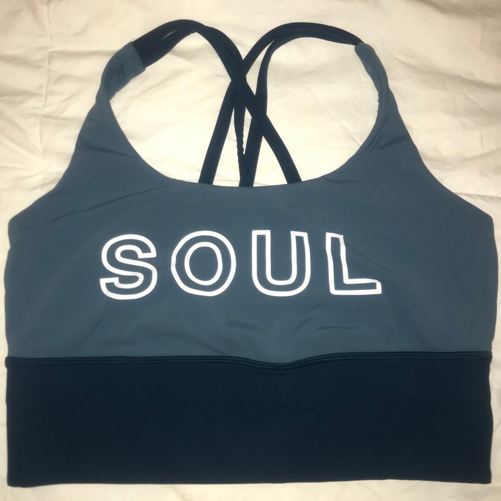 Lululemon x SoulCycle energy longline bra